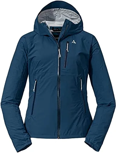 Schöffel Damen 2.5L Jacket Tegelberg L - Wanderjacke für optimale Wetterbedingungen: Wasserdicht, winddicht und atmungsaktiv mit geruchshemmender Innenseite, ideal für Outdoor-Abenteuer.