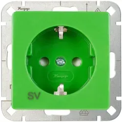 Steckdosen Grün von Heinrich Kopp