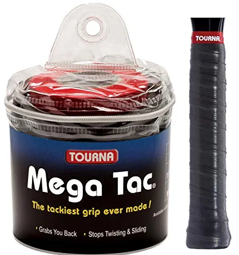 Tourna TG30MTN Overgrip, schwarz, One Size in schwarz von Tourna