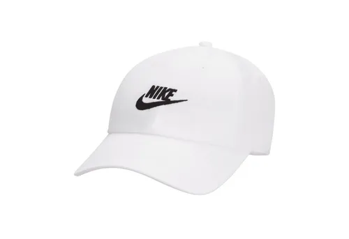 NIKE Herren Mütze U NK CLUB CAP U CB FUT WSH L - Bekleidungsaccessoires - Klassische mittelhohe Cap aus geschmeidigem Baumwoll-Twill für lässigen Tragekomfort und optimale Passform dank verstellbarem Riemen.
