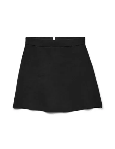 Vero Moda Minirock VMSABA NW SKATER SKIRT GA NOOS schwarz XL (42) - Modischer Skaterrock in Schwarz, pflegeleicht und ideal für vielseitige Outfits. Perfekt für jede Gelegenheit!