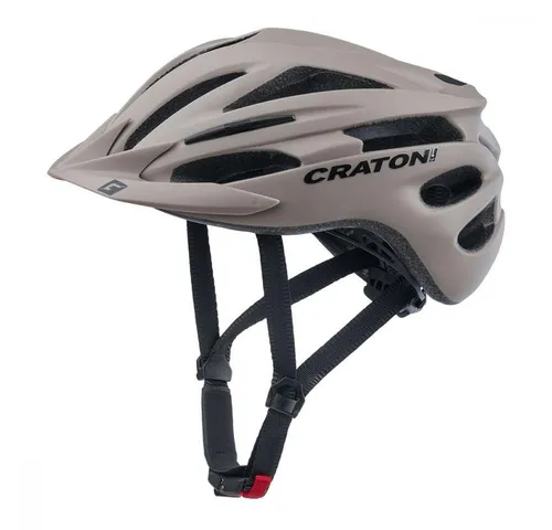 Cratoni Pacer Helm für Erwachsene, Cashmere Matt, M - Fahrradhelm mit 20 Belüftungsöffnungen für optimale Kühlung und Reflektoren für erhöhte Sichtbarkeit in der Dunkelheit.