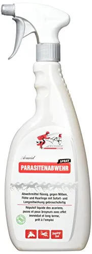 Schopf Acarid Parasitenabwehr 1000 ml - Fliegenschutzmittel für Pferde, schützt zuverlässig gegen Läuse, Flöhe und Haarlinge, ideal für gesunde und glückliche Pferde.