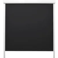 Sol Royal Kassettenrollo SolReflect K24 60x175 cm Schwarz - Blackout Thermorollo mit seitlichen Führungsschienen, einfache Montage ohne Bohren und optimale Verdunkelung