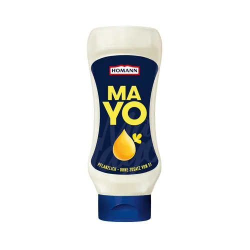 Homann Mayonnaise Pflanzliche Mayonnaise Squeezeflasche 430ml