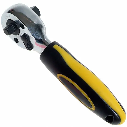 in 1 MINI Umschaltknarre Ratsche RE + LI umschaltbar 1/4