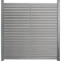 HOME DELUXE WPC Sichtschutzzaun ALIRA, Dunkelgrau, Stabil und Pflegeleicht - Der ALIRA WPC Sichtschutzzaun bietet modernen Wind- und Lärmschutz für Garten und Terrasse. Wetterfest und pflegeleicht, sorgt er für eine einladende Atmosphäre mit Lichtdurchlässigkeit und ist ideal für Familien mit Kindern oder Haustieren.