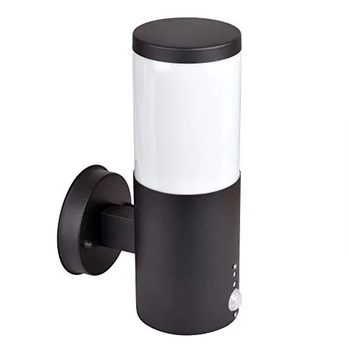 Außenleuchte mit Bewegungssensor E27 Fassung Wandleuchte Sensor Außenwandleuchte Wandlampe Außenlampe Aussen Beleuchtung Aussenlicht mit Bewegungsmelder 296A1