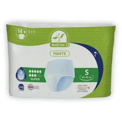 Medi-Inn Pants Super S - 56 Stück - Arzneimittel für starke Inkontinenz, mit innovativem Saugkern und hohem Tragekomfort für mehr Eigenständigkeit im Alltag.