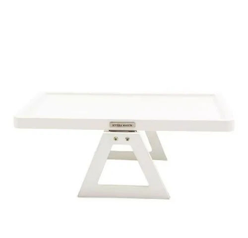 Rivièra Maison Tablett Tablett Tisch für Sofalehne Monogram Plateau
