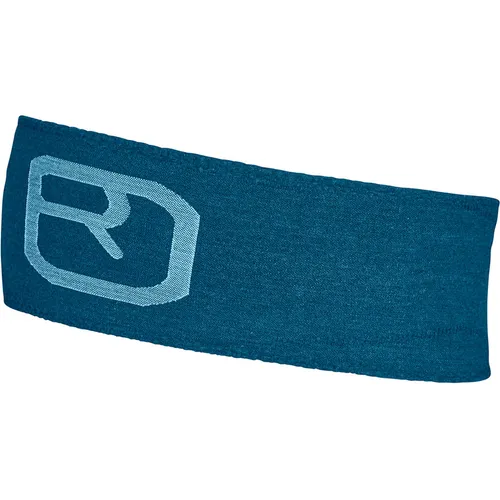 Ortovox Seamless Headband Petrol Blue (L) - Stirnband für alpine Abenteuer, nahtlos und aus atmungsaktiver Merinowolle für optimale Temperaturregulation und Tragekomfort. Schützt Ohren und Schläfen bei jedem Wetter.