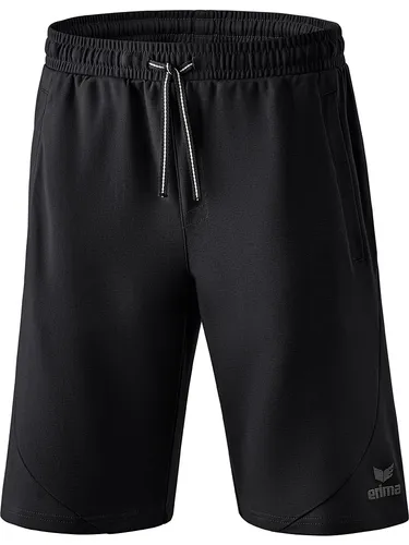 Erima Kinder Essential Team Sweatshorts, schwarz, Größe 152 - Bequeme Kinderhosen aus weichem Baumwollmix, ideal für Sport und Freizeit, mit elastischem Bund für perfekten Sitz und praktischen Seitentaschen.
