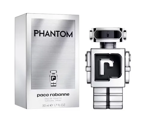 PACO RABANNE Eau de Toilette Phantom EDT Herren Spray - Männerparfum mit holzig-aromatischem Duft, kombiniert frische Zitrusnoten mit erdigen Akkorden für ein modernes, selbstbewusstes Auftreten.