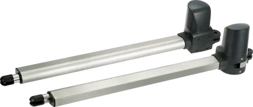 Schellenberg 60820 Drehtorantrieb TWIN 300 - Flügeltorantrieb für max. 2,5 m breite Flügel, komfortable Steuerung vom Auto aus, inkl. 2 Handsender und Notentriegelung