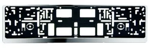 Kennzeichenhalter click Edelstahl Exclusiv