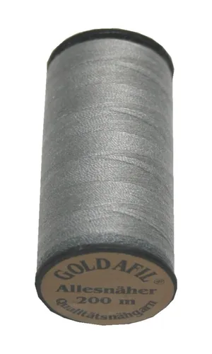  0,02€/m) Nähmaschinen Nähgarn Polyester 40/2 grau 200m (1003