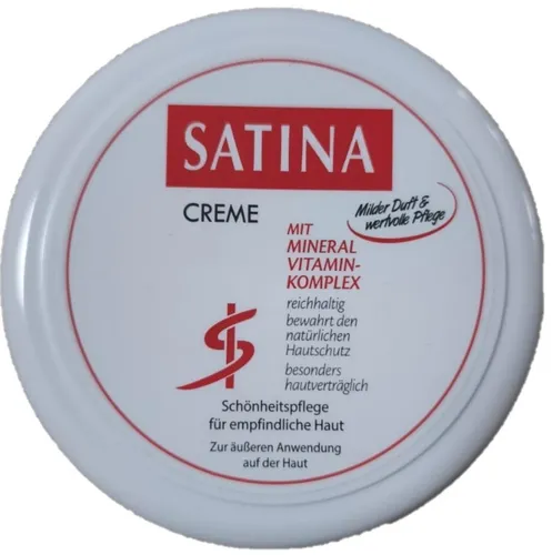 SATINA Creme Schönheitspflege für empfindliche Haut, 150 ml Creme