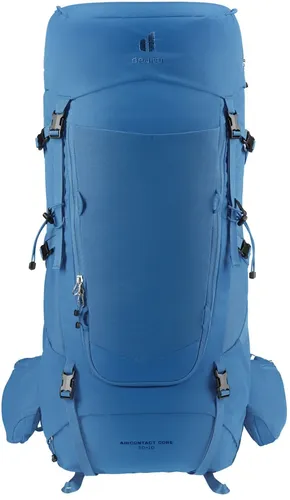 Deuter Aircontact Core 50+10 Rucksack – baltic-nightblue - Der Deuter Aircontact Core 50+10 ist der perfekte Rucksack für Trekkingtouren. Mit anpassbarem VariClick-System und ergonomischen Schulterträgern für hohen Tragekomfort und optimale Gewichtsverteilung.
