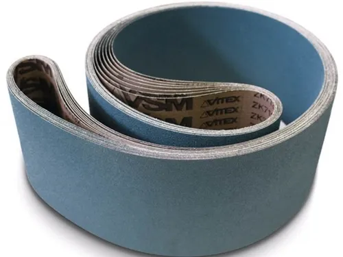 VSM Schleifband ZK713X 10er PACK - Schleifband für präzises Schleifen, Länge 2000 mm und Breite 50 mm, ideal für anspruchsvolle Schleifarbeiten in der Holz- und Metallbearbeitung.