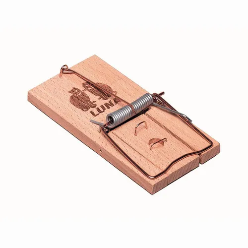 Rattenfalle Schlagrattenfalle Holz mit Köderbügel ohne Gift wiederverwendbar