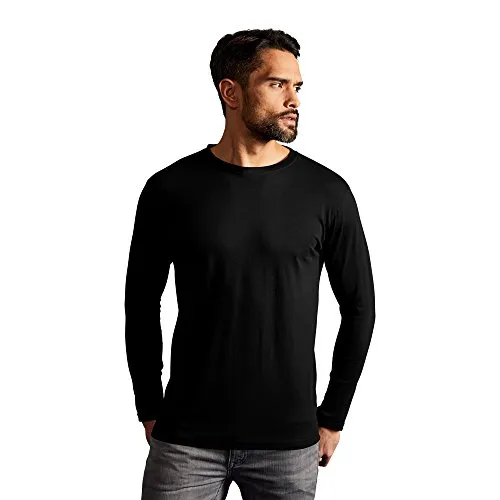 Langarm-T-Shirt Men’s Premium Gr.M schwarz PROMODO RO