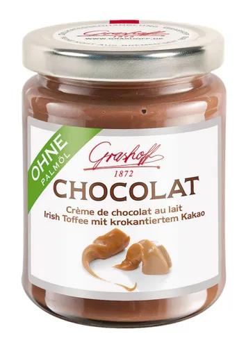 GOURVITA DE Schoko-Creme CHOCOLAT mit Irish Toffee und krokantiertem Kakao von Grashoff, 250g 6007