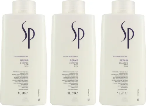 Wella SP Repair Shampoo 3x1000 ml von Wella SP