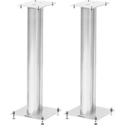 NorStone Stylum 3 Diffusorständer 80 cm - Lautsprecherständer mit stabiler Metallkonstruktion und 50 kg Tragkraft pro Halter. Ideal für optimales Klangerlebnis durch höhenverstellbare Spitzen.