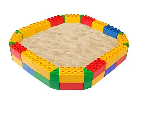 WADER QUALITY TOYS Sandkasten aus 48 XXL Bausteinen von Polesie