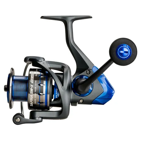 Okuma Safina SW-X 8000A Spinnrolle - Robuste Salzwasser Angelrolle mit innovativem Cyclonic Flow Rotor für optimale Laufruhe und Korrosionsbeständigkeit. Ideal für alle Angler, vom Anfänger bis zum Profi.
