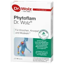 Phytoflam Dr. Wolz 60 St - Nahrungsergänzungsmittel - Rezeptfreie Kapseln von Dr. Wolz zur Unterstützung der Gesundheit, ideal für eine gezielte Ergänzung Ihrer Ernährung.