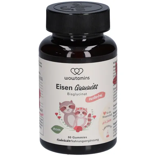 WOWTAMINS EISEN GUMMIES Bisglycinat