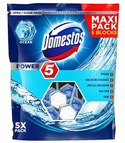 Domestos Maxi Power 5 WC-Anhänger Ocean 5 St