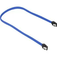 Sata III Kabel sleeve blau, 30 cm