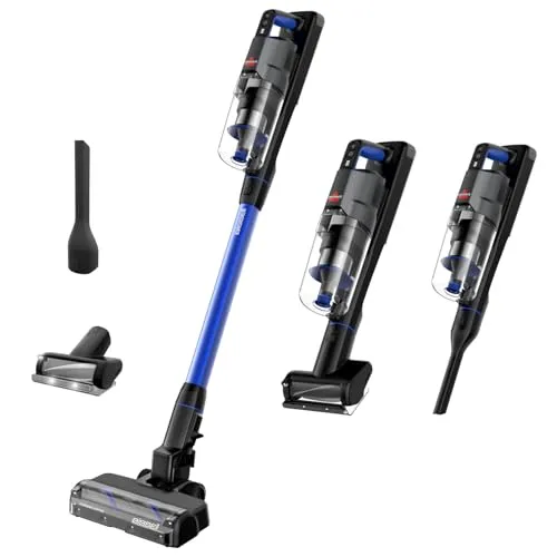 BISSELL PowerClean FurFinder Akku Staubsauger 200W - Kabelloser 3-in-1 Staubsauger mit FurFinder-Licht für beste Sichtbarkeit von Tierhaaren. Bis zu 40 Minuten Laufzeit, herausnehmbarer Akku und Anti-Verwicklungs-Bürste – ideal für Tierbesitzer.