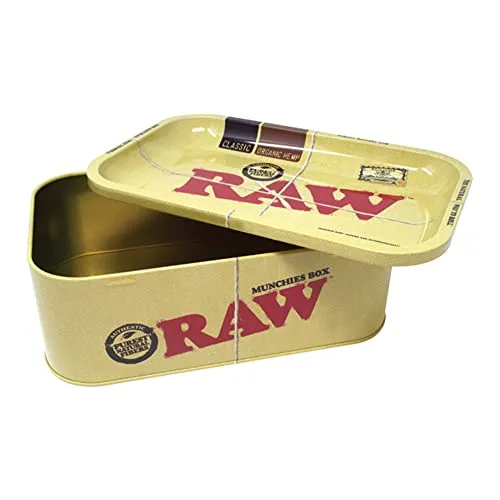 Produktbild RAW Munchies Aufbewahrungsbox aus Metall, 27,3 x 17,1 cm