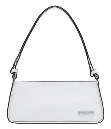 Liebeskind Berlin Women's Francis Calf S Offwhite Crossbody - Umhängetaschen mit hochwertigem Nappaleder, wandelbar von Schultertasche zur Crossbody-Bag – ideal für iPhone 15 Pro und Samsung Galaxy S23.
