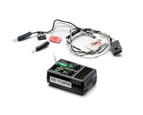 Absima R7FS 7-Kanal Empfänger 2.4GHz ANT - Kompakt und leistungsstark - Sender & Empfänger mit 7 Kanälen und 2.4 GHz Protokoll, ideal für präzise Funkverbindungen. Sehr kompakte Bauweise für einfache Integration.