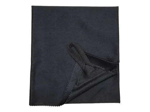 großes Mikrofaser Werkstatttuch - Reinigungstuch mit Haken  40 x 60cm in schwarz
