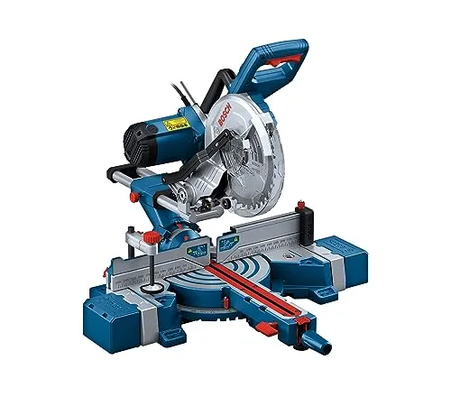 Netzdiagonal GCM 254 D Bosch Professional (Verstellbereich 310 mm, 1 Kreissägeblatt, Staubbeutel, Stützsteg)