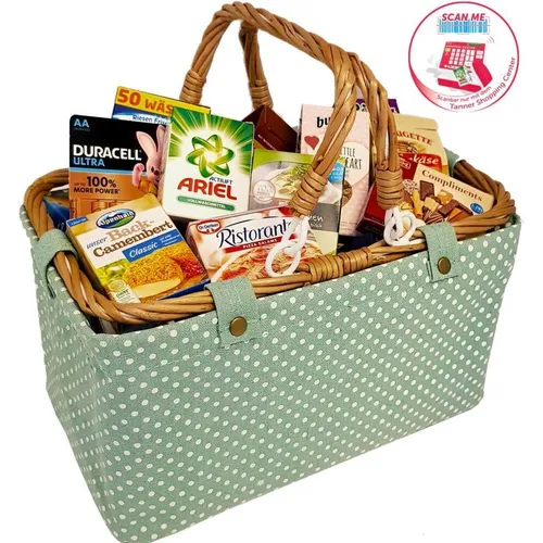 Tanner Einkaufskorb (4015.9) - Kaufladen Zubehör, ideal für Kinder zum Spielen und Fördern von kreativem Rollenspiel.