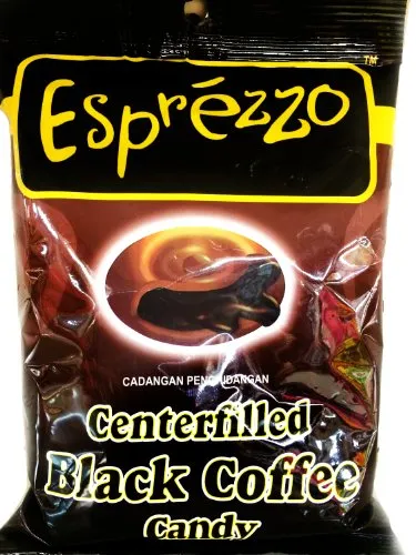 Esprézzo Kaffee Bonbons 150g mit Schwarze Kaffeecreme Füllung | Black Coffee Candy
