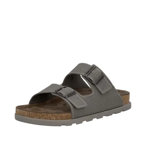 Rieker Pantolette Sommerschuh grau 44 EU