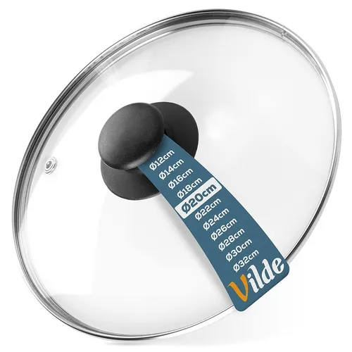 Glasdeckel Topfdeckel Pfannen-Deckel Universaldeckel aus Glas 20 cm