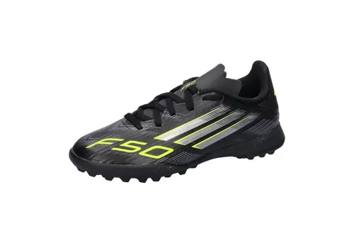 adidas Performance F50 LEAGUE KIDS TF Fußballschuh schwarz 35,5 EU - Fußballschuhe in Größe 35,5, mit stylischem grafischem Druck und optimaler Passform für junge Talente auf dem Platz.