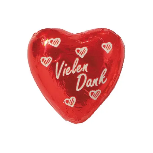  Storz Choco-Herz Vielen Dank, Schokolade, 50 Stück 33,89€/1kg