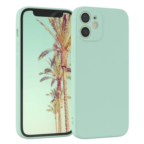 Für Apple iPhone 12 Mini Handyhülle Silikon Back Cover Schutz Case Handy Grün