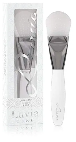 Luvia Cosmetics Maskenpinsel Silikon S502: Duo Silikonpinsel Für Masken, Gesichtsmaske, Augenmaske & Serum