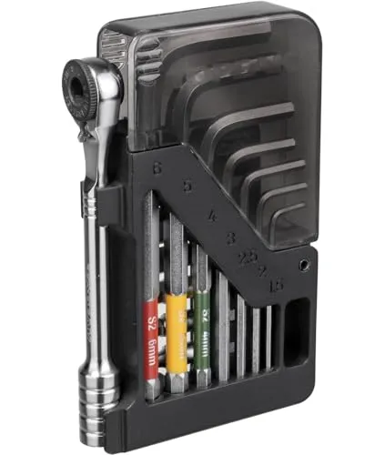 Topeak Omni Toolcard Miniwerkzeuge, Schwarz-Silber