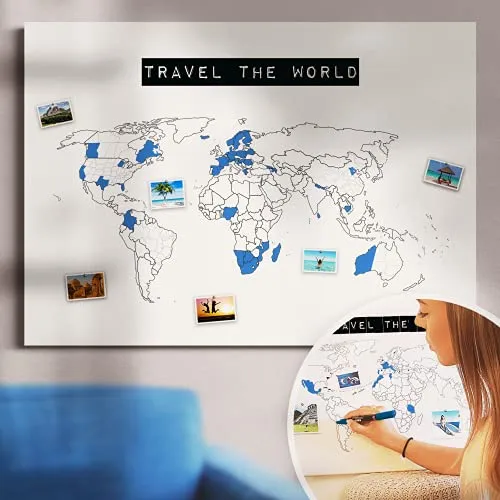 Die SCRATCH MAP Alternative! Nachhaltig, ultralanglebig, made in Germany -